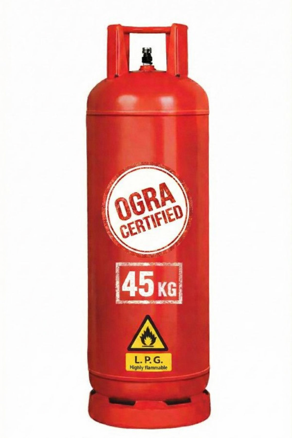 45kg Commercial LPG Gas Cylinder – OGRA Approved